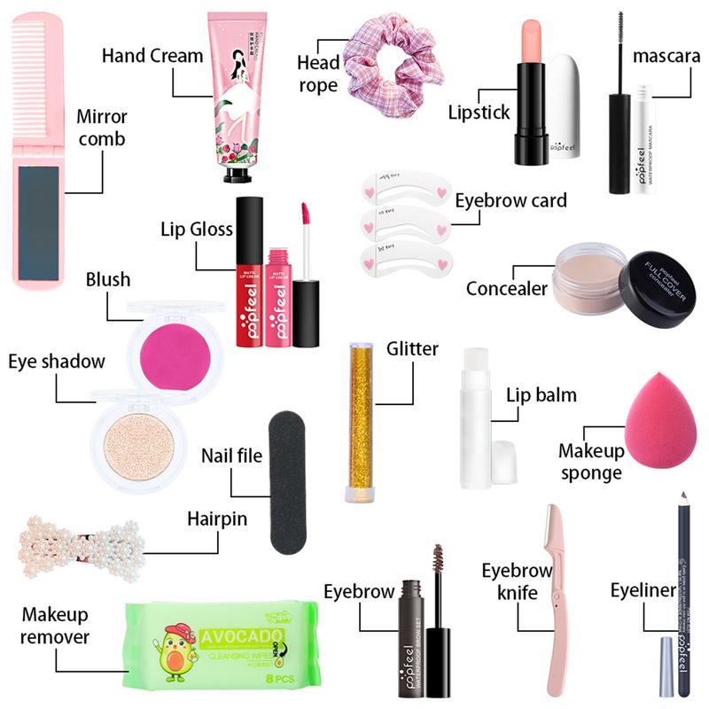 Christmas Advent Calendar 2025 Makeup Tools Countdown Calendar Gift Box Lipstick Eye Shadow Cosmetics Set Party Favors For Women