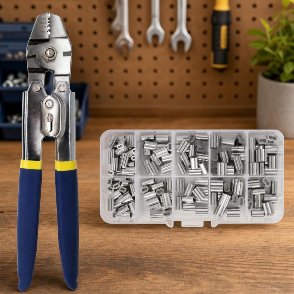 Wire-Rope Crimping Heavy-Duty with Guarded Handles