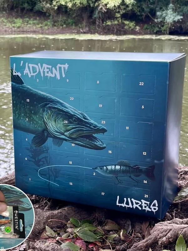 Cross-Border Christmas Fishing Hook Advent Calendar - Creative Gift