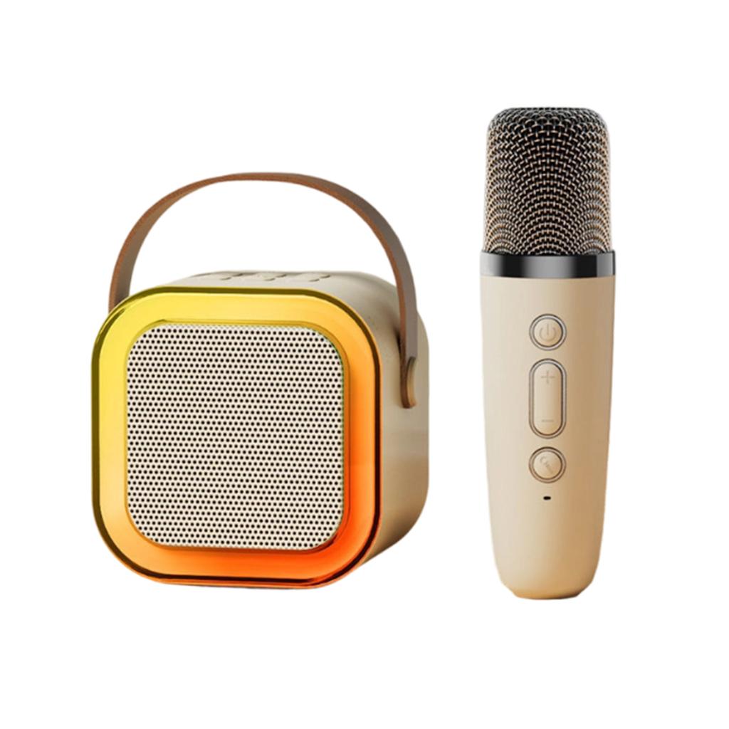 Karaoke Machine For Kids, 2025 TOP Toys Christmas Birthday Gifts Ideas For Girls Ages 4+Years Old, Portable MP3 Player With 2 Wireless Mics For Party