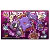MM DIY Pokemon Play Mat  Halloween Gengar PTCG Game Battle Card Mat Anime Mimikyu Gastly Battle Mat