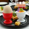 Exclusive European Egg Cup Holder and Mini Wine Glass Set: Creative Breakfast Tray