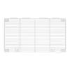 3104928.019 White ABS Ducted Air Grille Screen Trailer HVAC Grill Vent Accessories for Campers