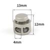 Metal Double‑Hole Spring Cord Lock Stopper Toggle Clasp Drawstring Adjuster for Hoodie Sweatpants Belt Rope Garment DIY Supplies