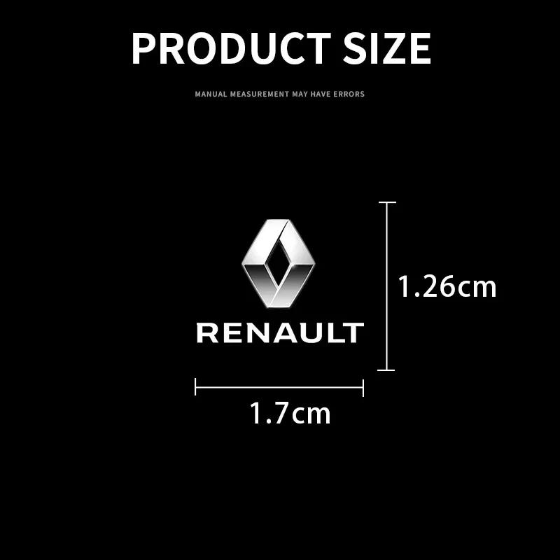 Pro Renault 2026 Nové poklice Znak auta Logo Dekorativní samolepky Odznak Nálepka Styling interiéru Pro Renault Megane 2 3 4 RS Grand
