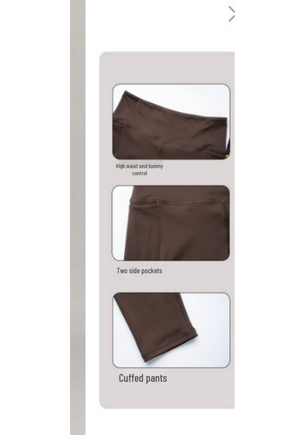 High Waist Mesh Patchwork Yoga Pants - Hip Lifting, Body Shaping, Breathable & Elastic XXL какао
