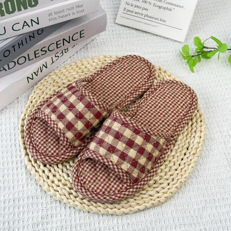 2025 Unisex Linen Slippers: Silent, Non-slip Cotton for All Seasons, Ideal for Home and Indoor Wooden Floors.