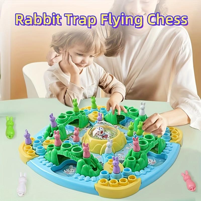 Wucifang Jewelry Rabbit Trap Adventure Board Game Family Interactive Strategy Toy For 4 Players Educational Brain Development Fun