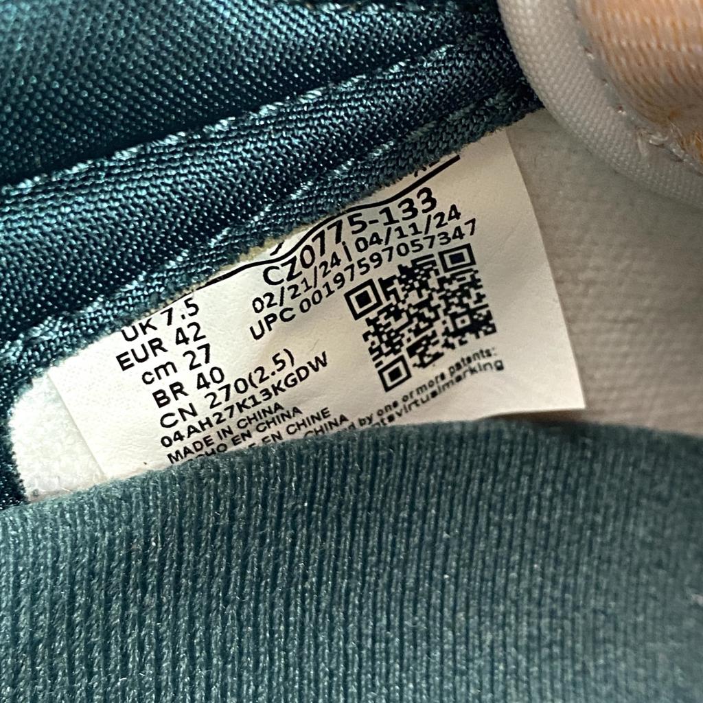 Gebrauchte NIKE-Sneaker weiß/grün Herren