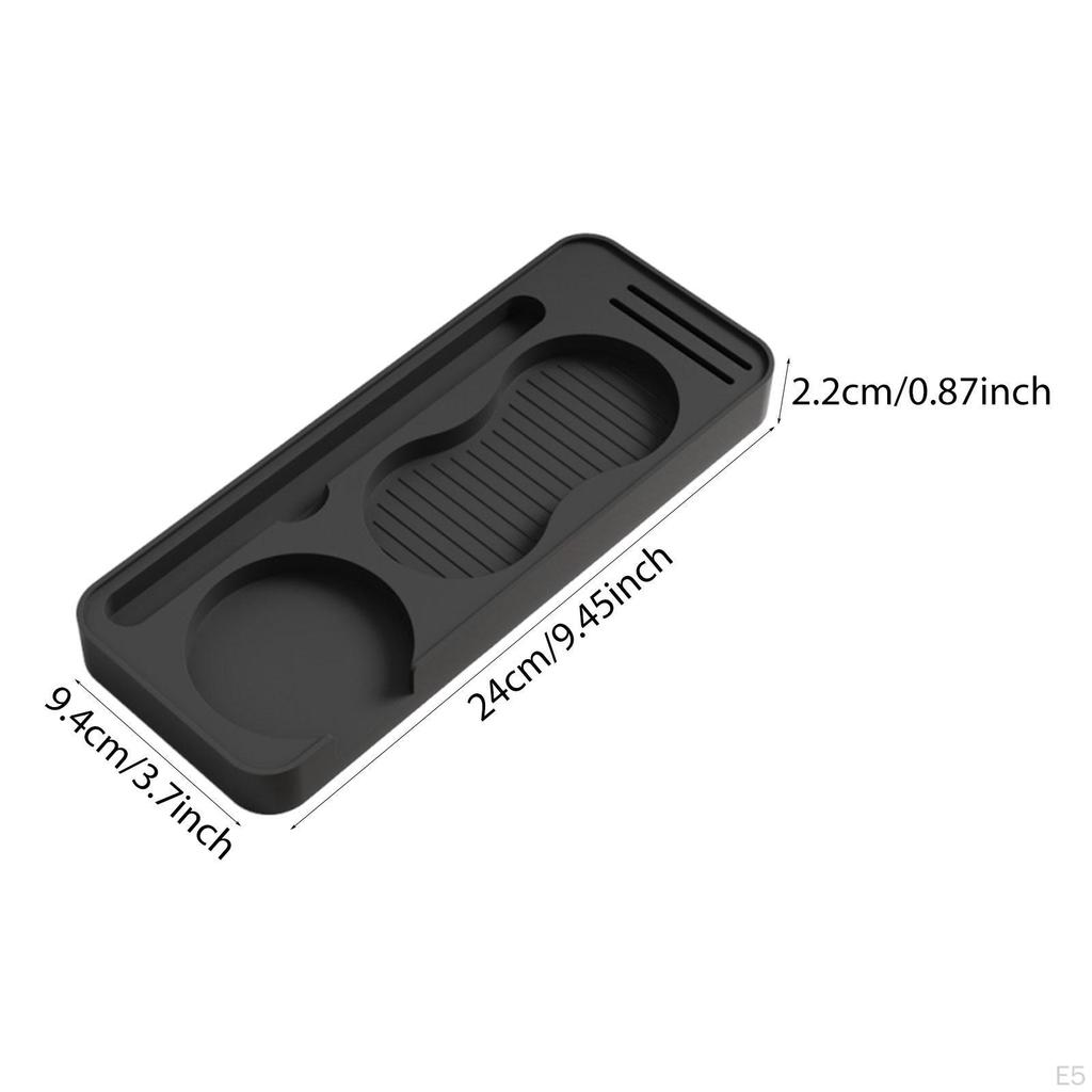 Storage Mat for Espresso Tampers, 24 X 9.4 2.2 Cm, Distributors, Baskets,