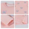 Beibeiyi Girls' Cotton Long-Sleeve Butterfly Print T-Shirt