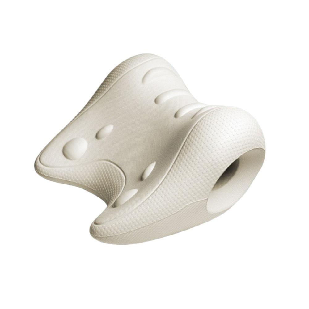 Acupressure Design Cervical Massage Pillow Cervical Traction Device Cervical Support белый