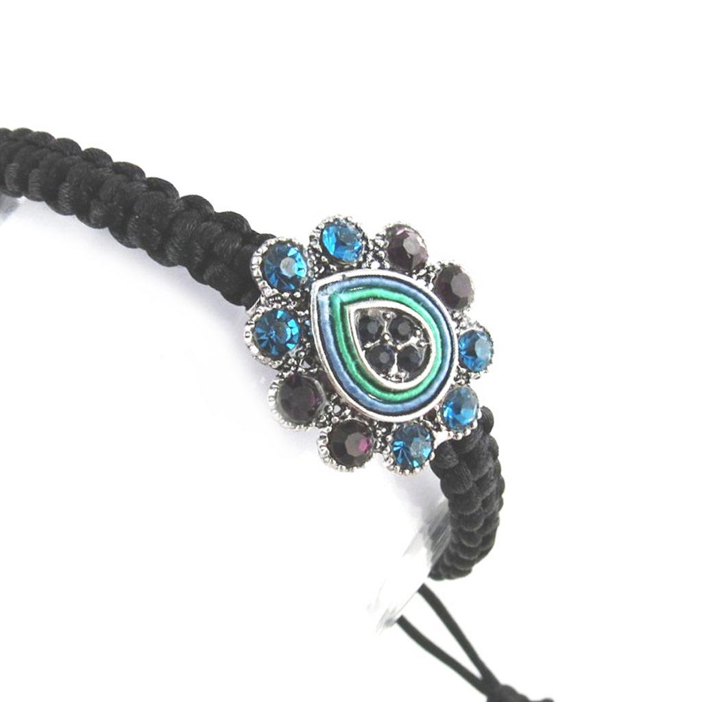 Les Trésors De Lily [N0739] - Turquoise Blue 'Sissi' Shamballa Bracelet