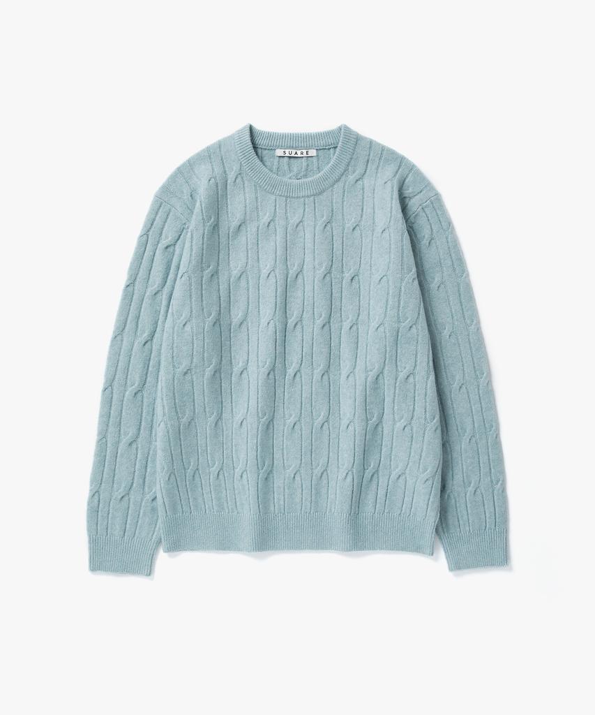 SUARE [Renewal] Cable Round Knit - 9 Colors