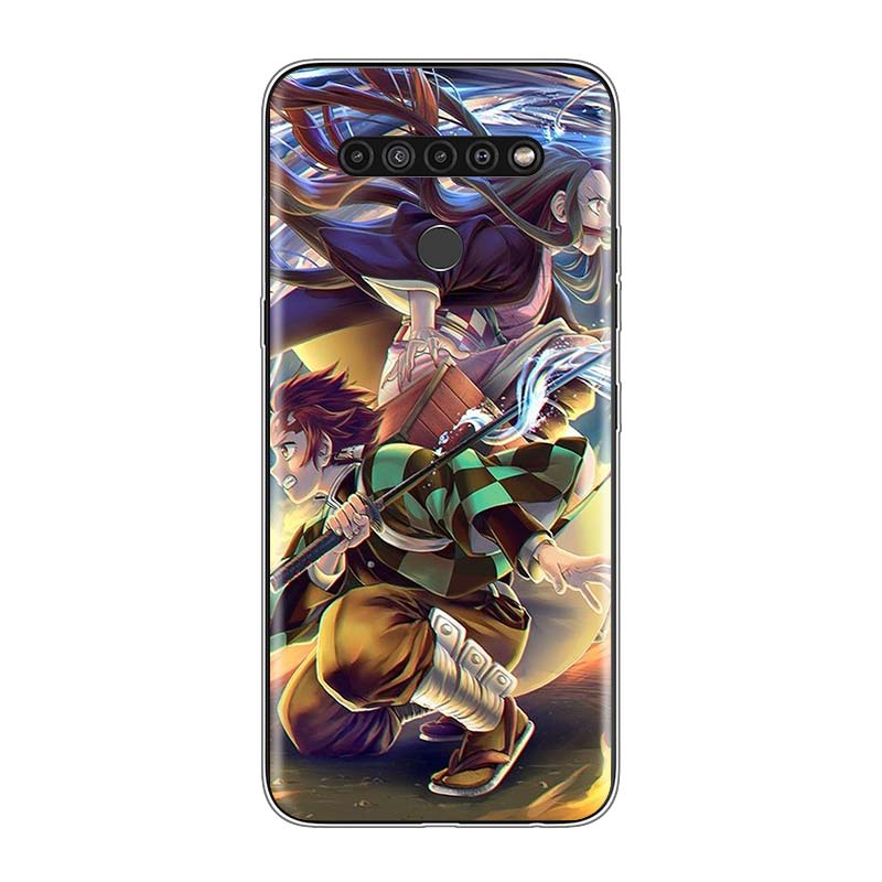 Demon Slayer Kimetsu No Yaiba For LG V60 V50S V50 G8X G8S G8 G7 ThinQ 5G K61 K51S K41S K30 K20 Q60 Q9 Soft Phone Case