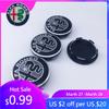 Pentru Alfa Romeo 4 buc 50MM nou negru Pentru Alfa Romeo Giulietta GT Logo Butuc Roată Mașină Modificare Decor Butuc Roată Mito B
