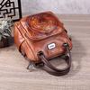 Faux Leather Backpack for Woman Vintage Everyday Backpacks Women Luxury Bags Designers Brown Green Wine Red