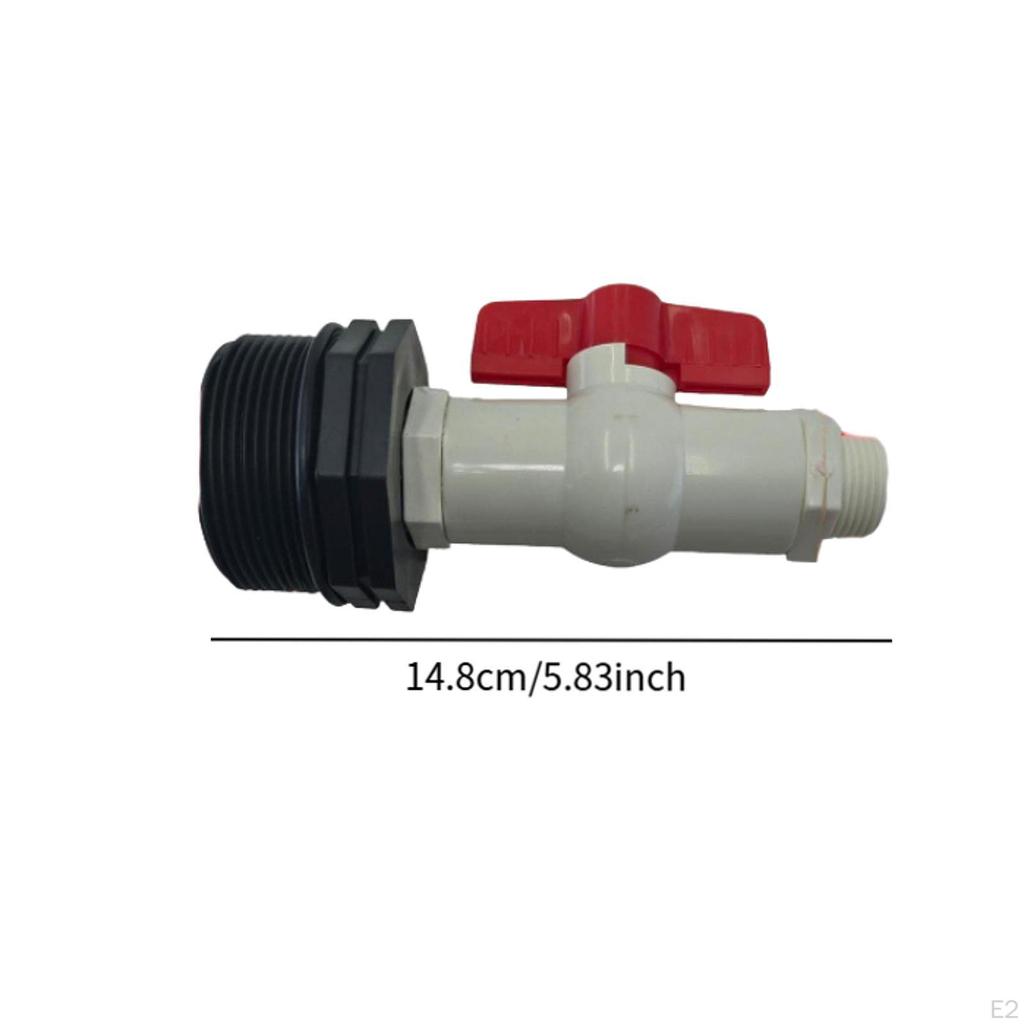 Barrel Faucet PVC Control Valve Leakproof Multipurpose Sturdy Replace Utility Accessory Easy to