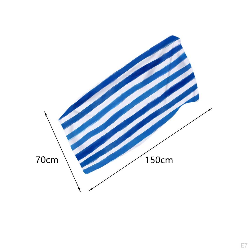 Banyo Havlusu Plaj Spa Vücut Sarma Mikrofiber Hafif Hızlı Kuruyan 150x70cm Yüzme