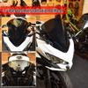 Motorcycle Front Fairing Windshield Windscreen Wind Deflector Fly Screen Parebrise Visor Protector Cover for Ka.wasaki Ninja400 Ninja250 Ninja 400