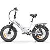 SAMEBIKE LOTDM200-II 750W 48V 13AH Folding Electric Bicycle for Adults 20 X 4.0 Inch Fat Tire Mountain E-bike With Removable Battery