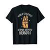 Worlds Okayest Gerunisex Shepherd Grandpa Funny Dog Animal Lover T Shirt Vintage Breathable Comfortable Stylish Stretched