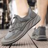 Men's Shoes New Summer Mesh Breathable One-pedal Retro Sports Trendy Shoes Men's Outdoor Casual Hiking Shoes
