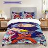 Japanese Anime Cartoon NARUTO Famous Uzumaki Naruto Comfortable Duvet Cover and Pillowcase(1 * Duvet Cover + 2 * Pillowcase, Without core)G1