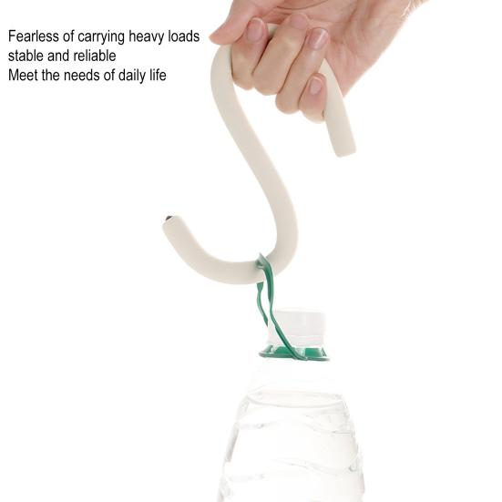 Multifunktionell Böjbar Hängkrok Hemkontor Kök Sovrum Garderob Flexibel Krok Bärbar S-formad U-formad Krok