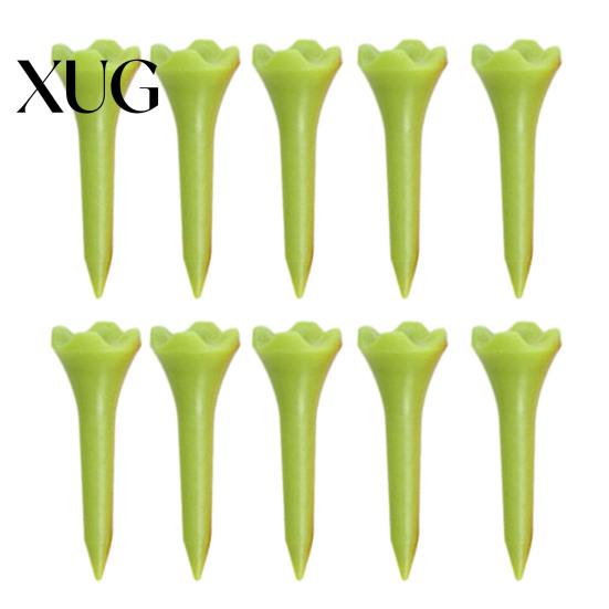 Tough Golf Tee 10Pcs 38/70/82MM Striped Height Adjustable Sharp Tip Plastic Ball Holder Training Aid Spike Kit Accessories Golfer Gifts