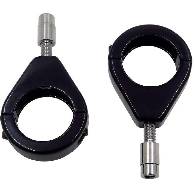 Riloer Motorcycle Fork Indicator Brackets, Aluminum Motorcycle Turn Signal Mount Brackets Turn Signal Light Indicator Bracket Clamps, Motorbike Fork