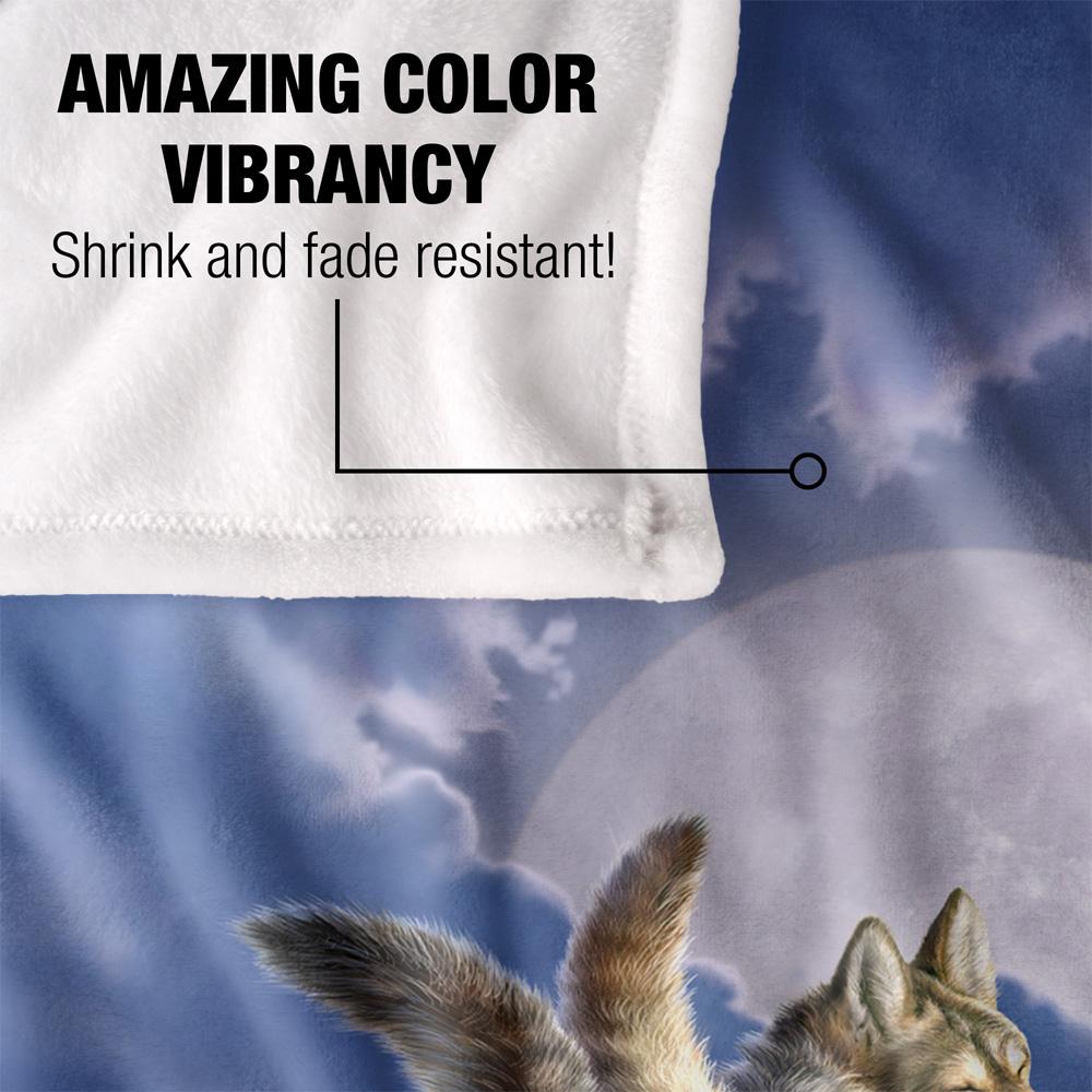 JQ Licensing Jlo Silky Wolf Pack Supersoft Blanket