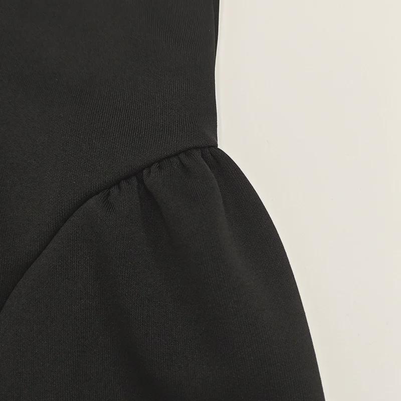 2024 Stylish Slim A-Line Long-Sleeve Tube Top Dress for Women