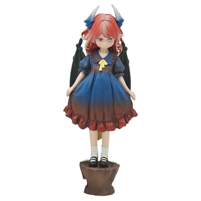 

New Anime Miss Kobayashi s Dragon Maid Kanna Kamui Angry Version Collection Action Figure PVC 18CM Anime Cartoon Model Toy Gift no boxing червоний