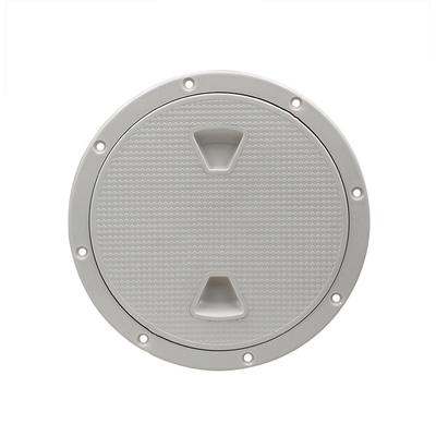 ABS-Runddeck-Inspektionszugang, rutschfeste Lukenabdeckung, herausschraubbare Deck-Inspektionsplattenabdeckung für Boote