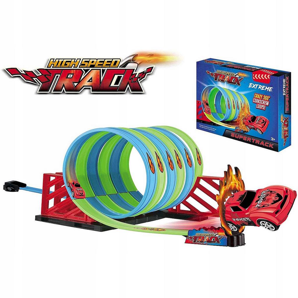 CAR RACING TRACK LOOPS CARS VEHICLES 3+