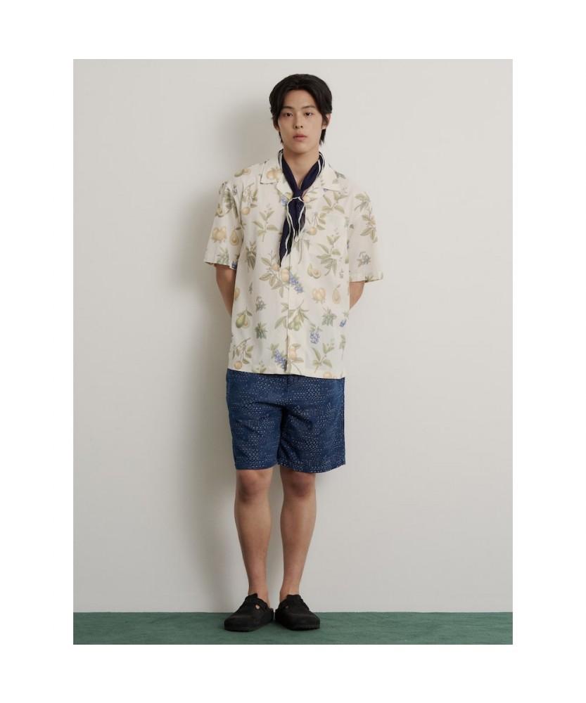 Binpolmen Marine Denim Half Pants Navy