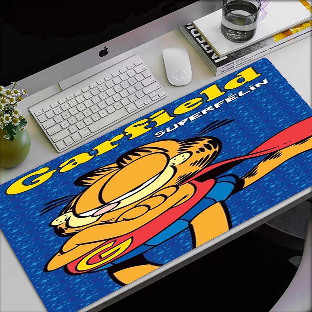 Garfield Theme Mouse Pad, Non Slip Rubber Base, Multifunctional Office & Home Decor, Perfect for Workspace Personalization.