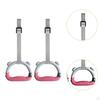 Gymnastics Rings Adjustable Strap Fitness Equipment Indoor Workout Professional Nonslip Handle
