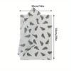 1set/ 50pcs Black Leaf Snow Pear Paper, Black Flower Copy Paper; Used for Gift Packaging, Flower Packaging, Holiday Decoration
