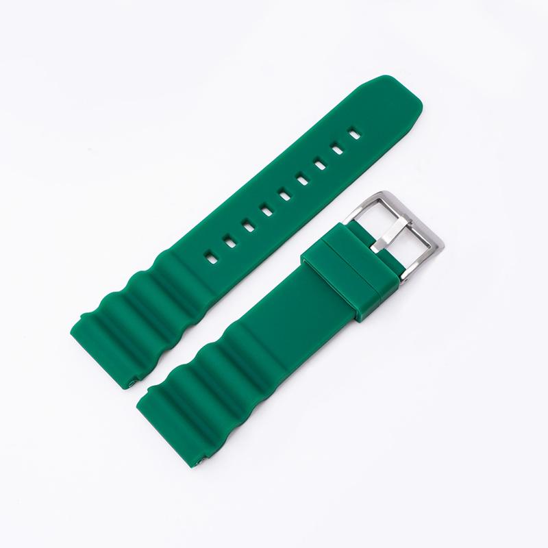 20mm 22mm Watch Band For Rolex Waterproof Diving Silicone Bracelet For Omega Seiko SKX007 SRP777J1 Sports Strap For Citizen