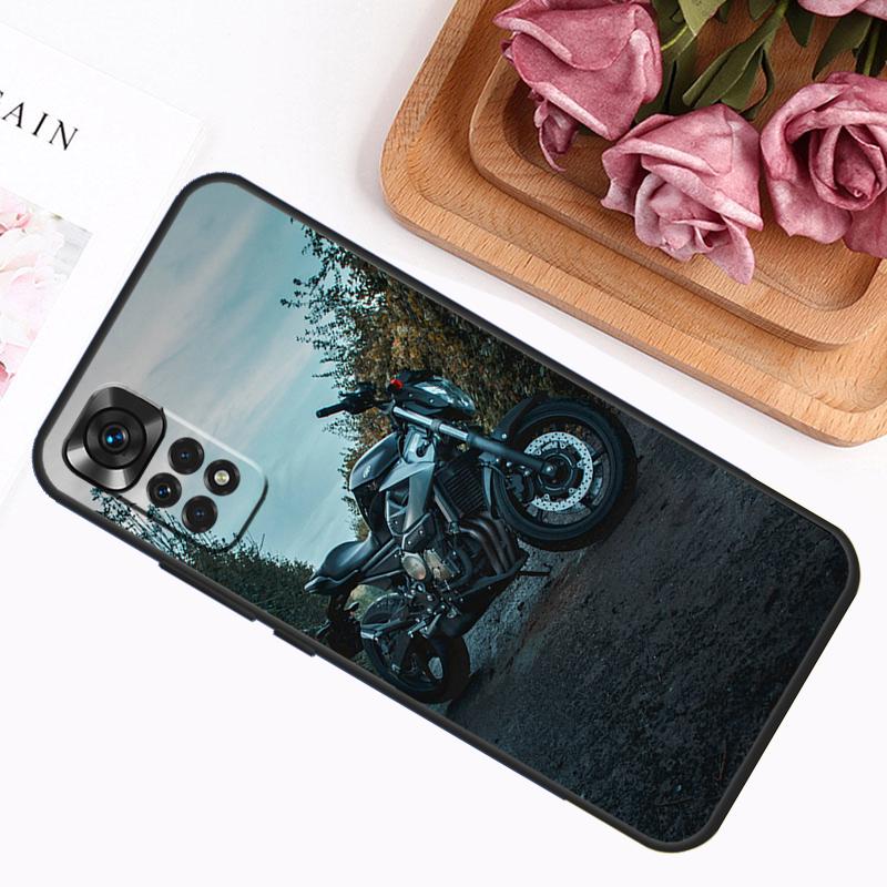 Fashion Motorcycle Man Case For Xiaomi Redmi Note 12 8 9 10 11 Pro Note 12S 11S 10S 9S 9A 9C 9T 10A 10C 12C Cover
