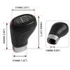 Black PU Leather 6 Speed Shift Knob for BMW E36 E46 M3 Z4 3.0 E90 E91 E92 M5 E39