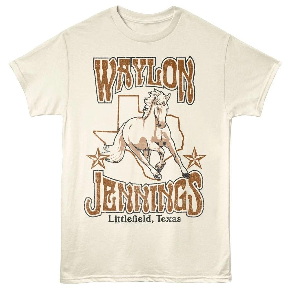 Waylon Jennings Littlefield Texas Men s T Shirt S