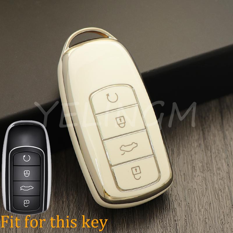 Soft Tpu Car Smart Key Case Full Cover Protection Shell Holder For Jaecoo J7 J8 Chery Car Key Cover Ai Ruizhe Tiggo 8Pro Omoda 5
