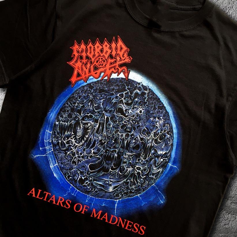 Футболка Morbid Angel Band Altars Of Madness Хлопок Черный Все Размеры UR411 Унисекс Футболка XXL