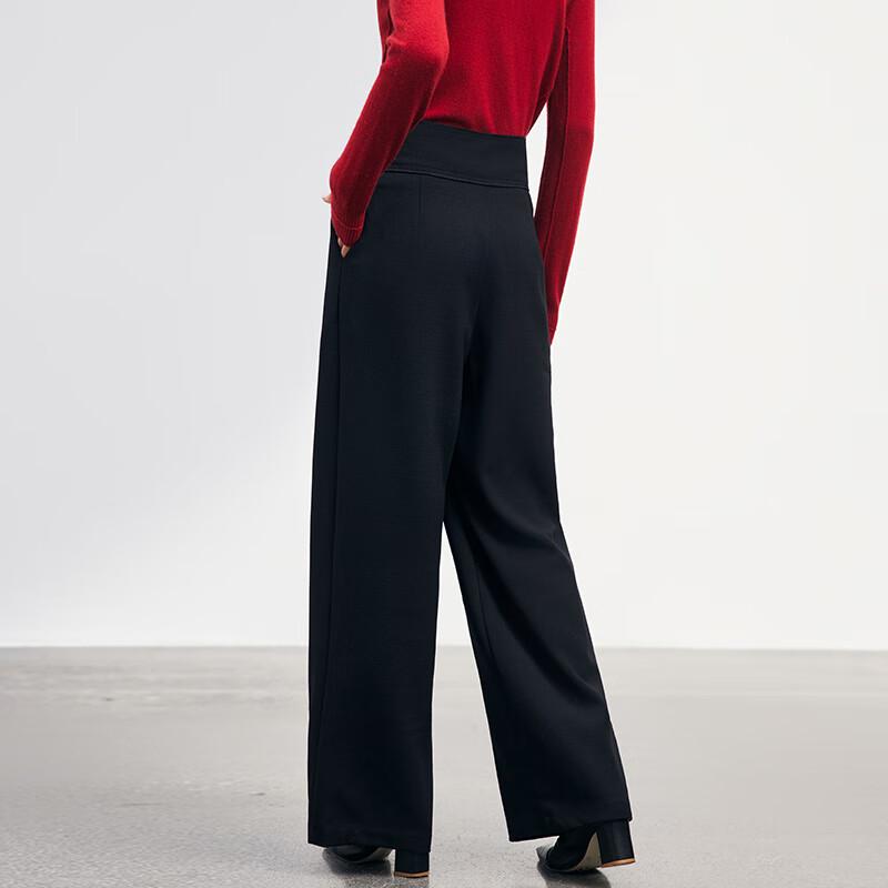 JOY SPEAKER Women's High-Waist Straight Wide-Leg Trousers
