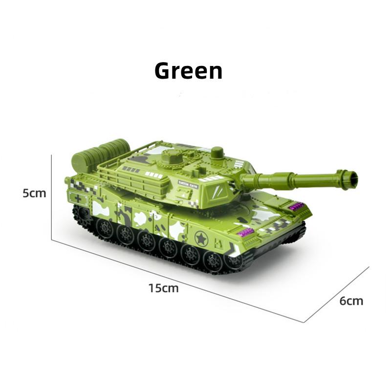 S Militaire Tank Pvc Gesimuleerd Transportvoertuig Traagheid Auto Speelgoed Duurzaam Model Speelgoed Voor Jongen Kinderen Cadeaus