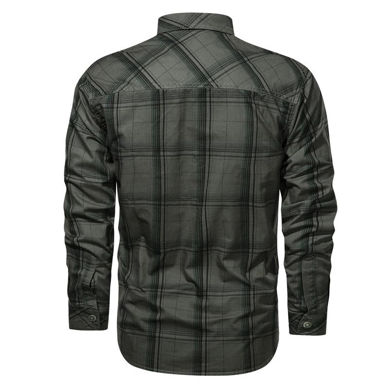 Men 'S Cotton Long -Sleeved Shirt