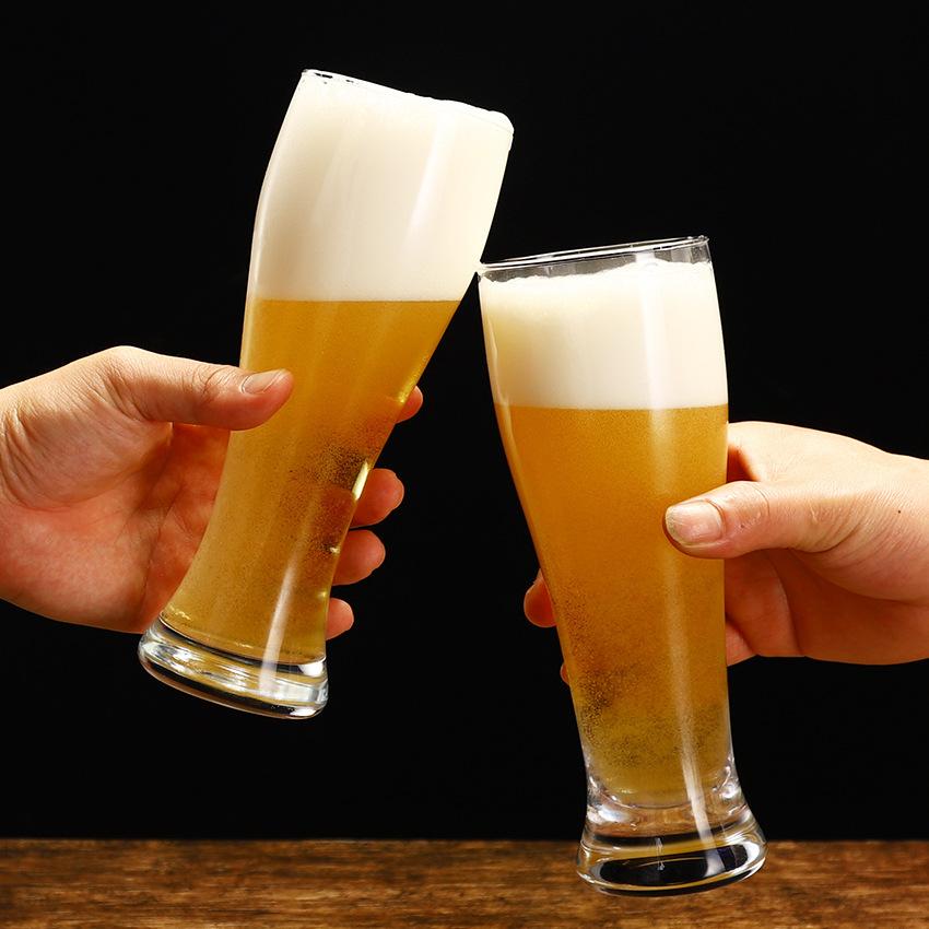 Customized 550ml Tall Glass Beer Mug Personalized Beer Boot Cups Gift Accessory for Drinkware Enthusiasts